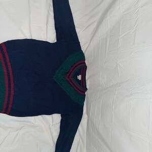 Pericles Modern Collections Knit Sweater Men’s Size M – Blue Multicolor V-Neck